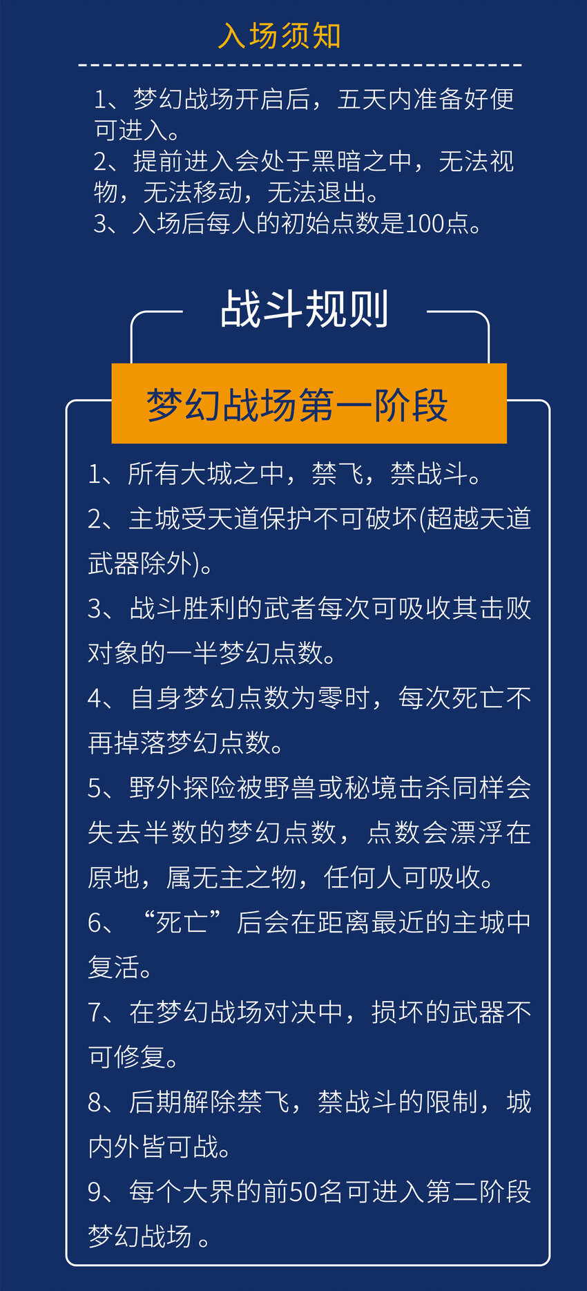 第1阶段 梦幻战场规则3