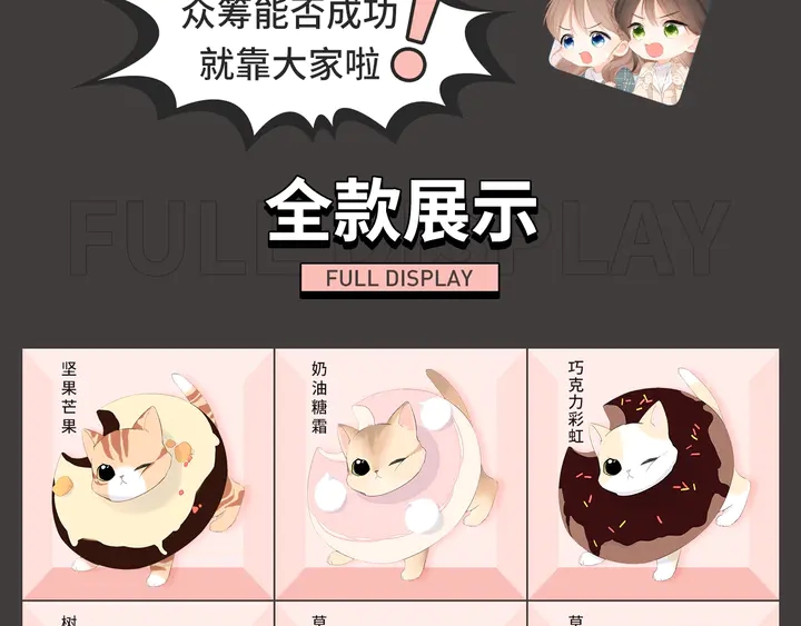 同款猫咪盲盒众筹开启！！！4