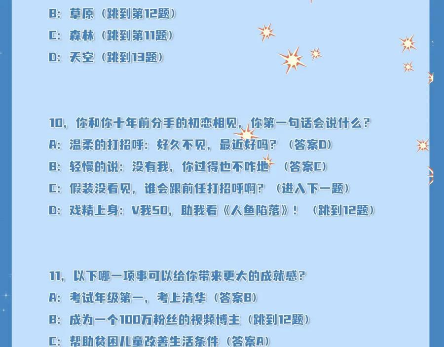 第4期 测测你是人鱼陷落里的谁！（日更中）9