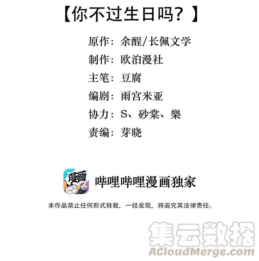 033 你不过生日吗？2