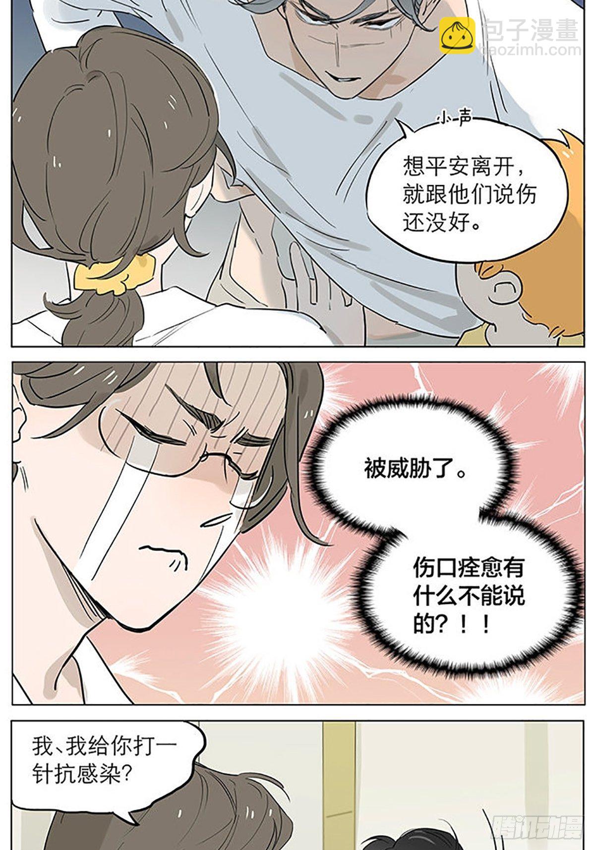 看伤。9