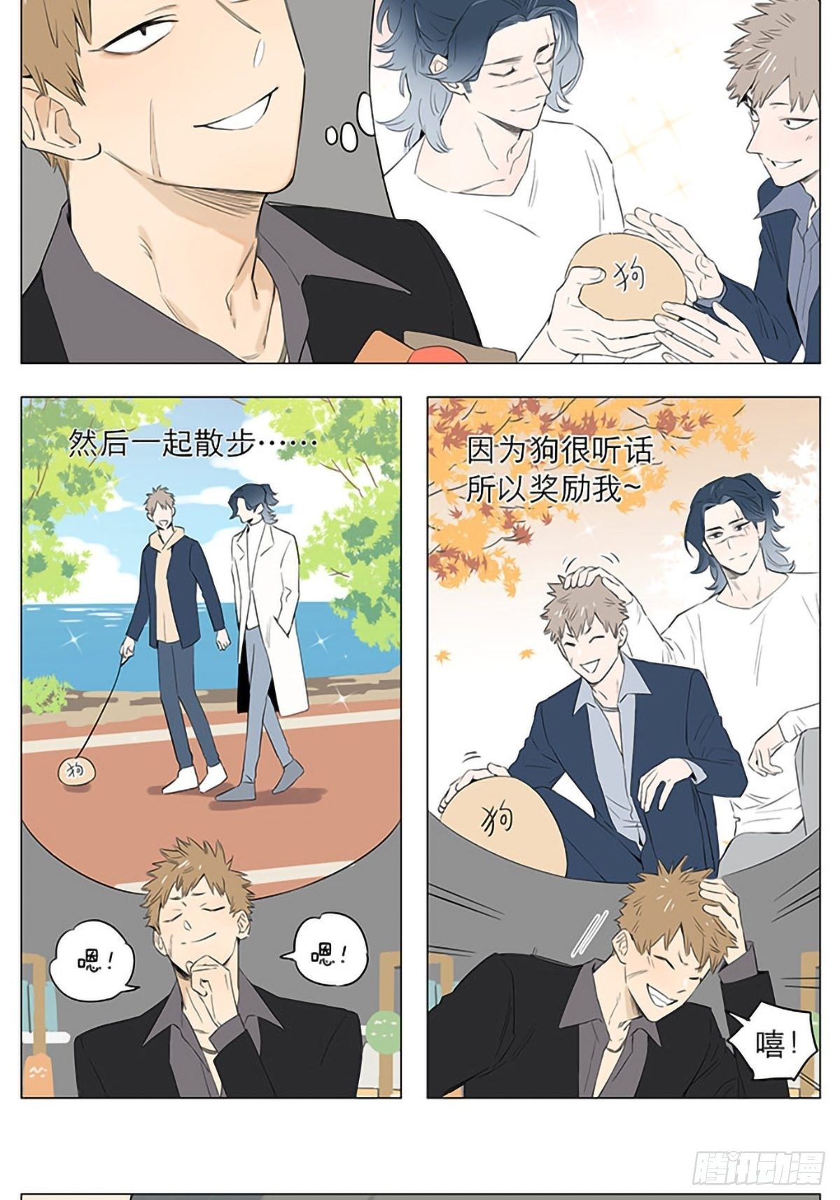 养狗。2