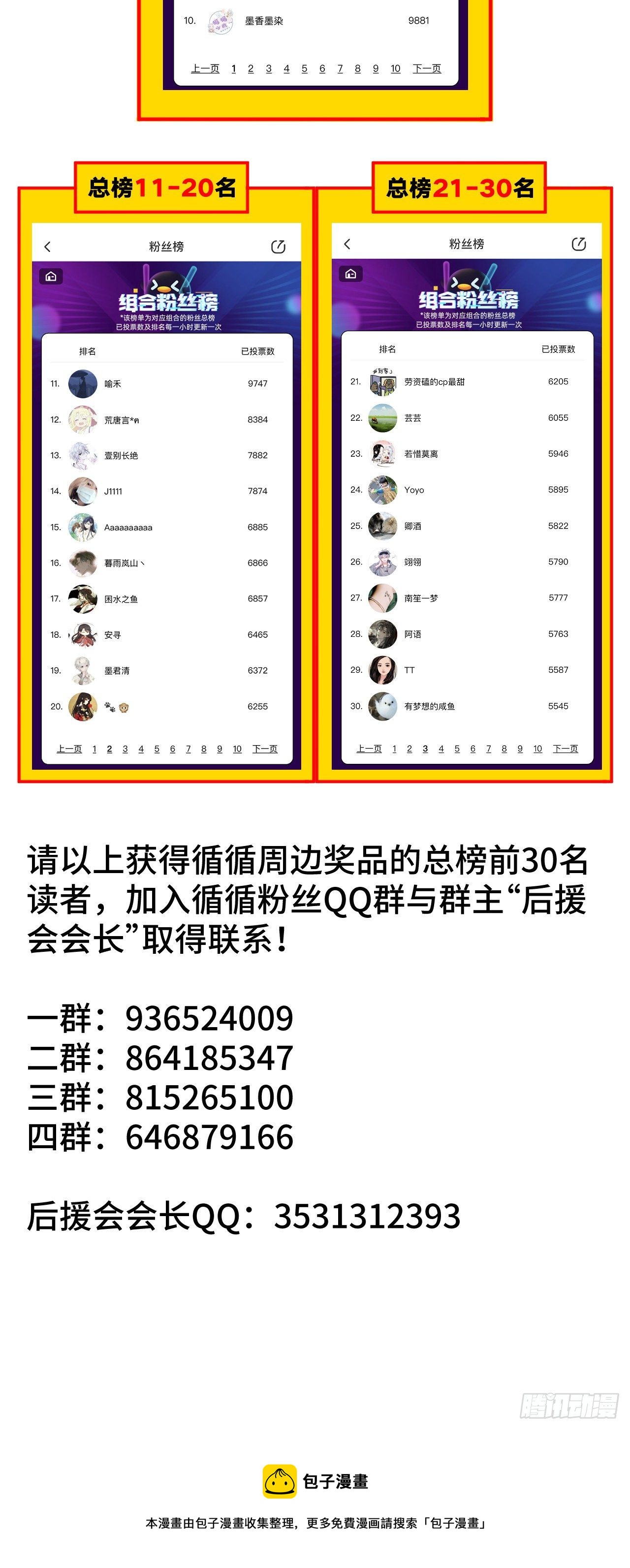 组合PK赛助力票总榜前30名单1