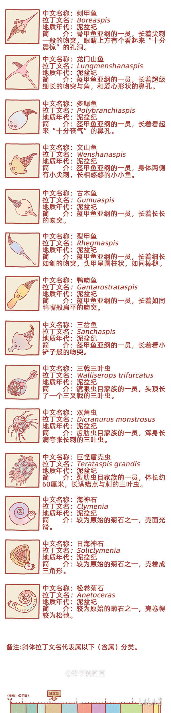 物种名片 泥盆纪11