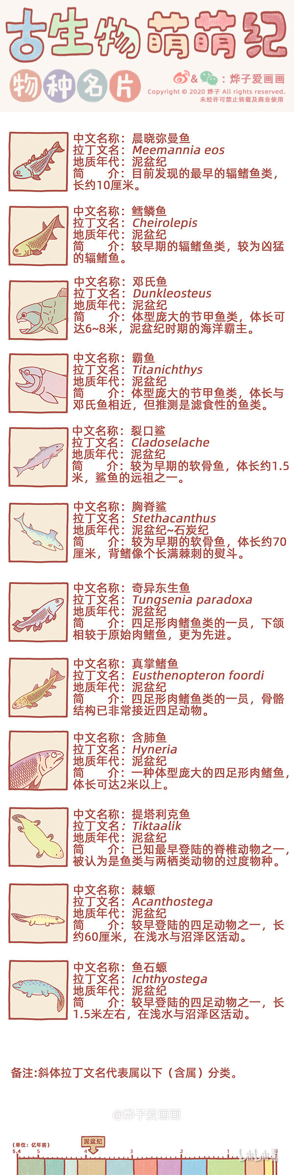物种名片 泥盆纪20