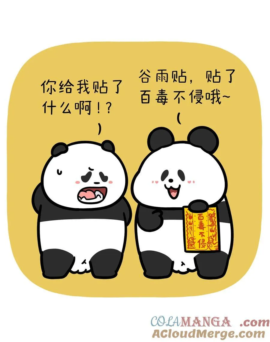 442 百毒不侵谷雨贴，一般熊儿可不敢揭~1