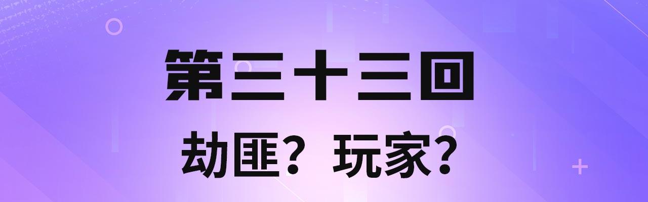33回-劫匪？玩家？3