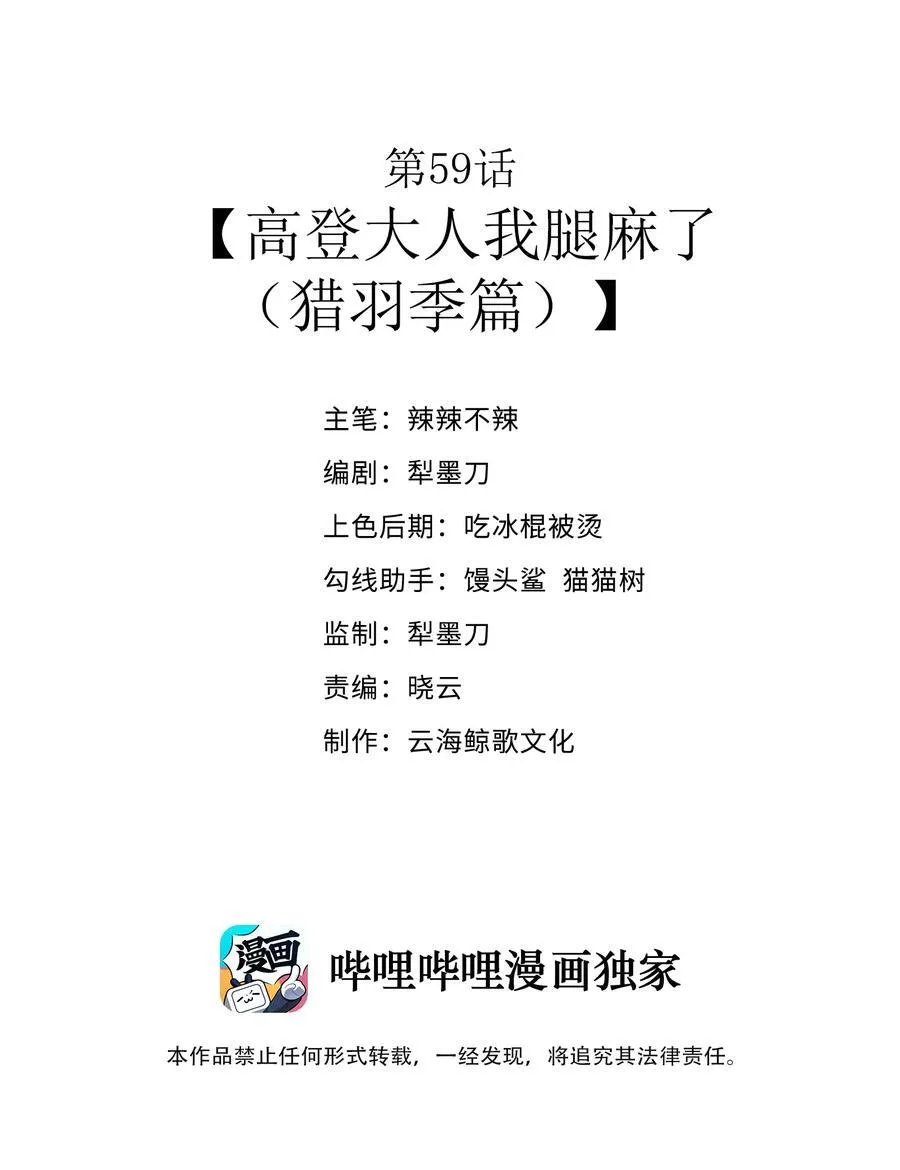 第59话 高登大人我腿麻了（猎羽季篇）1
