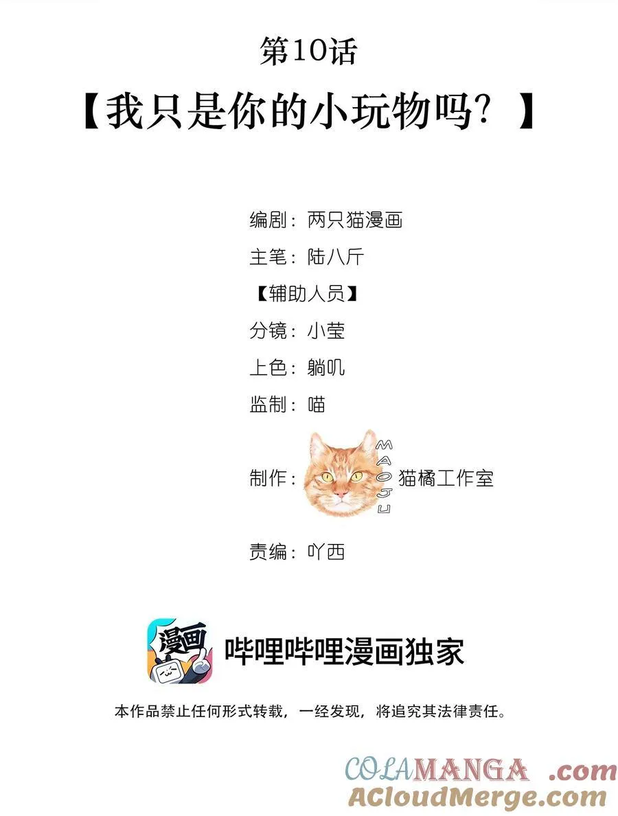 010 我只是你的小玩物吗？6