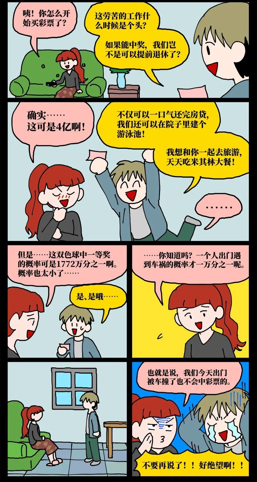 21 当我中彩票的概率是1772万分之一29