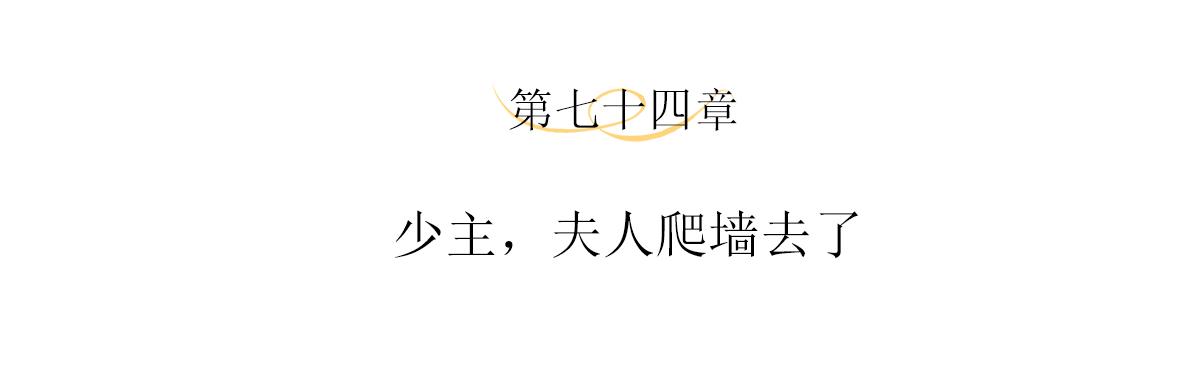 第74话 少主，夫人爬墙去了3