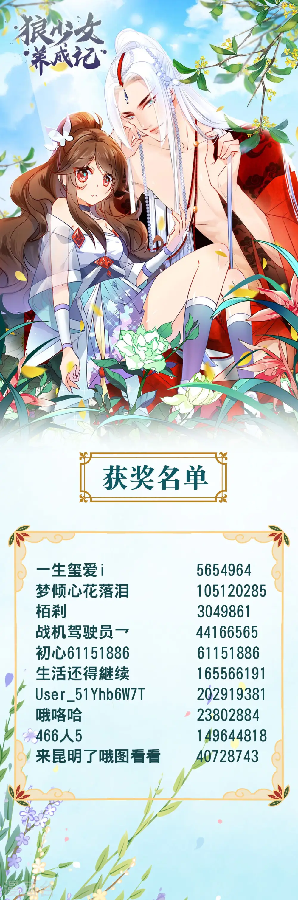 5月9日 获奖名单0