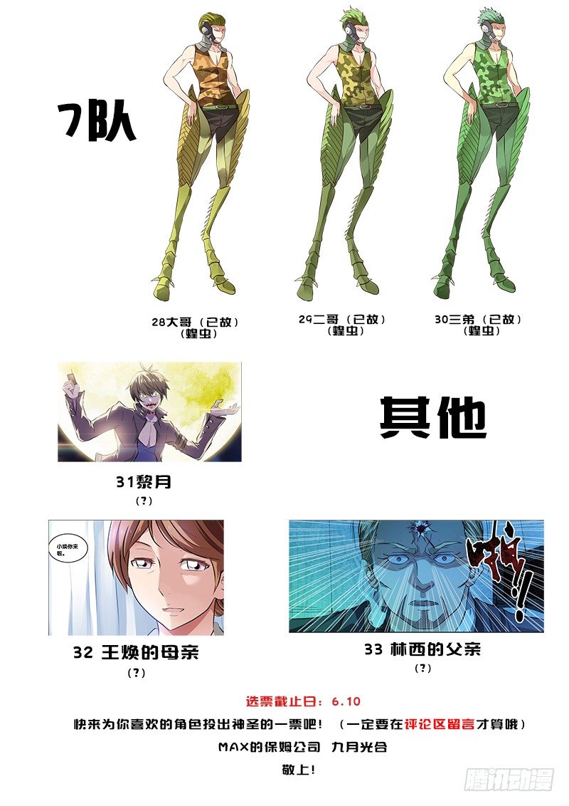 虫生人气角色投票6