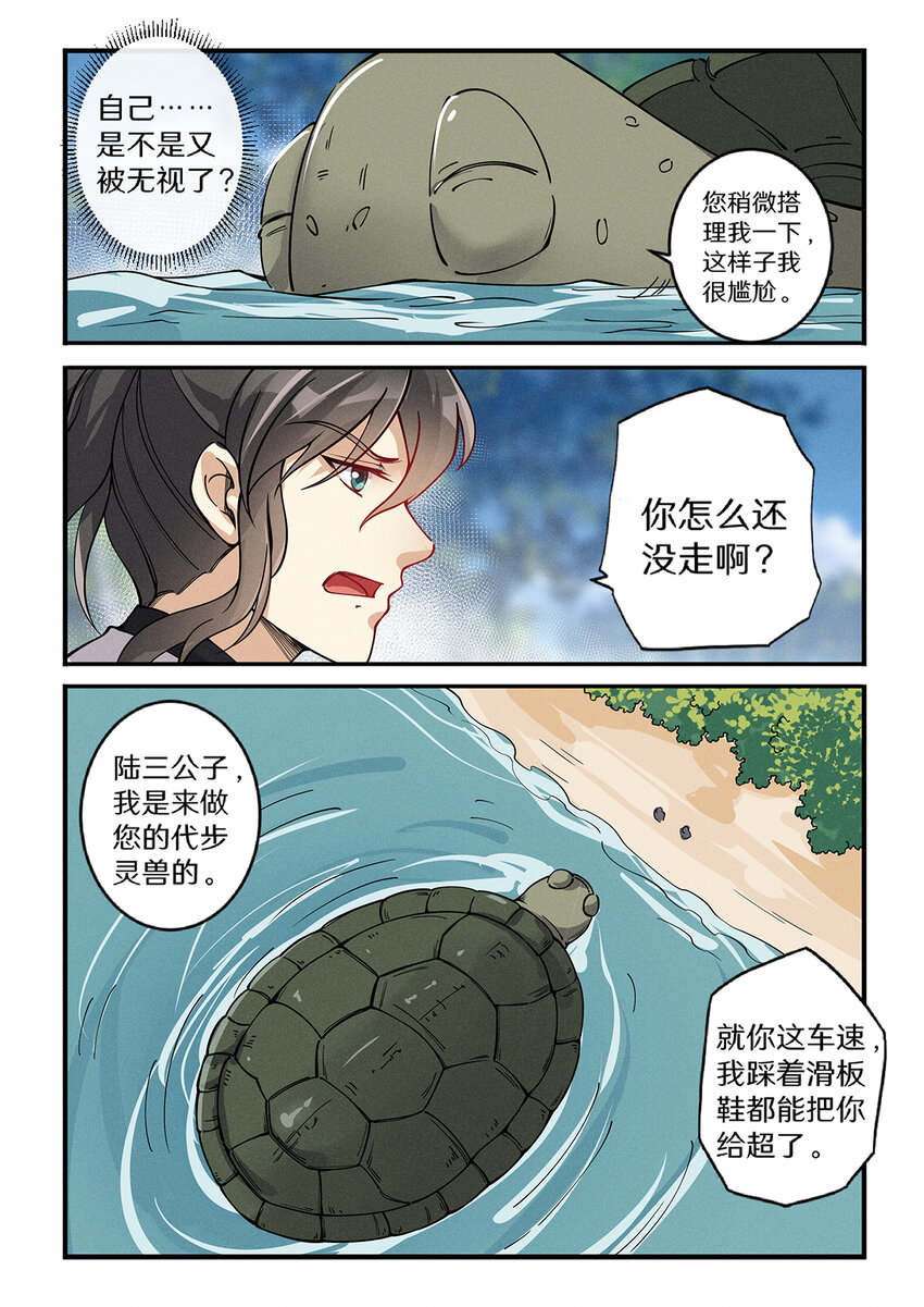 028 出门坐骑绿毛龟？11