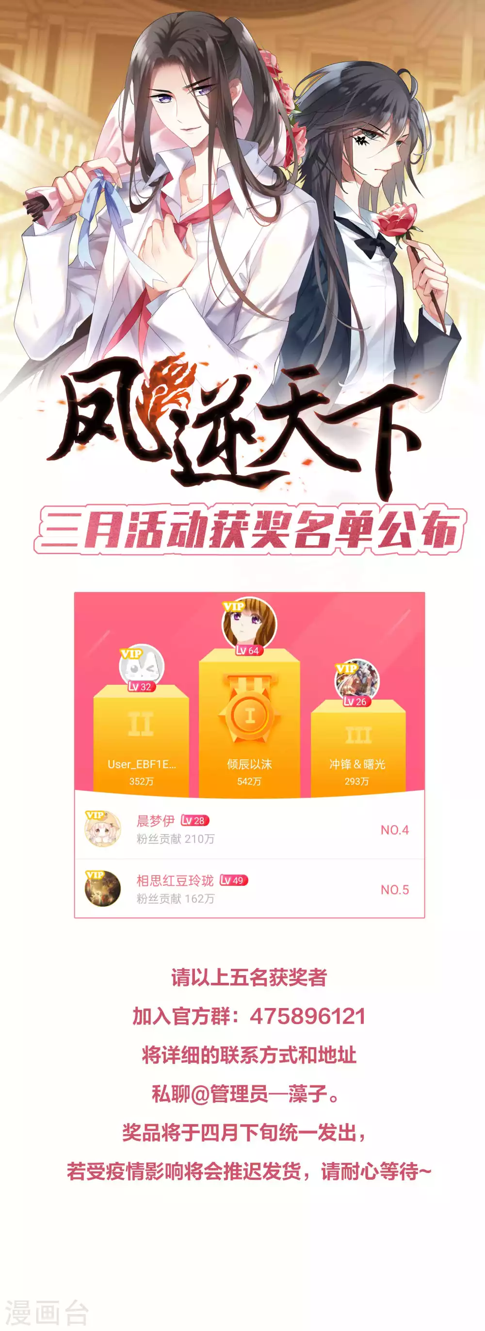 3月打call中奖名单0