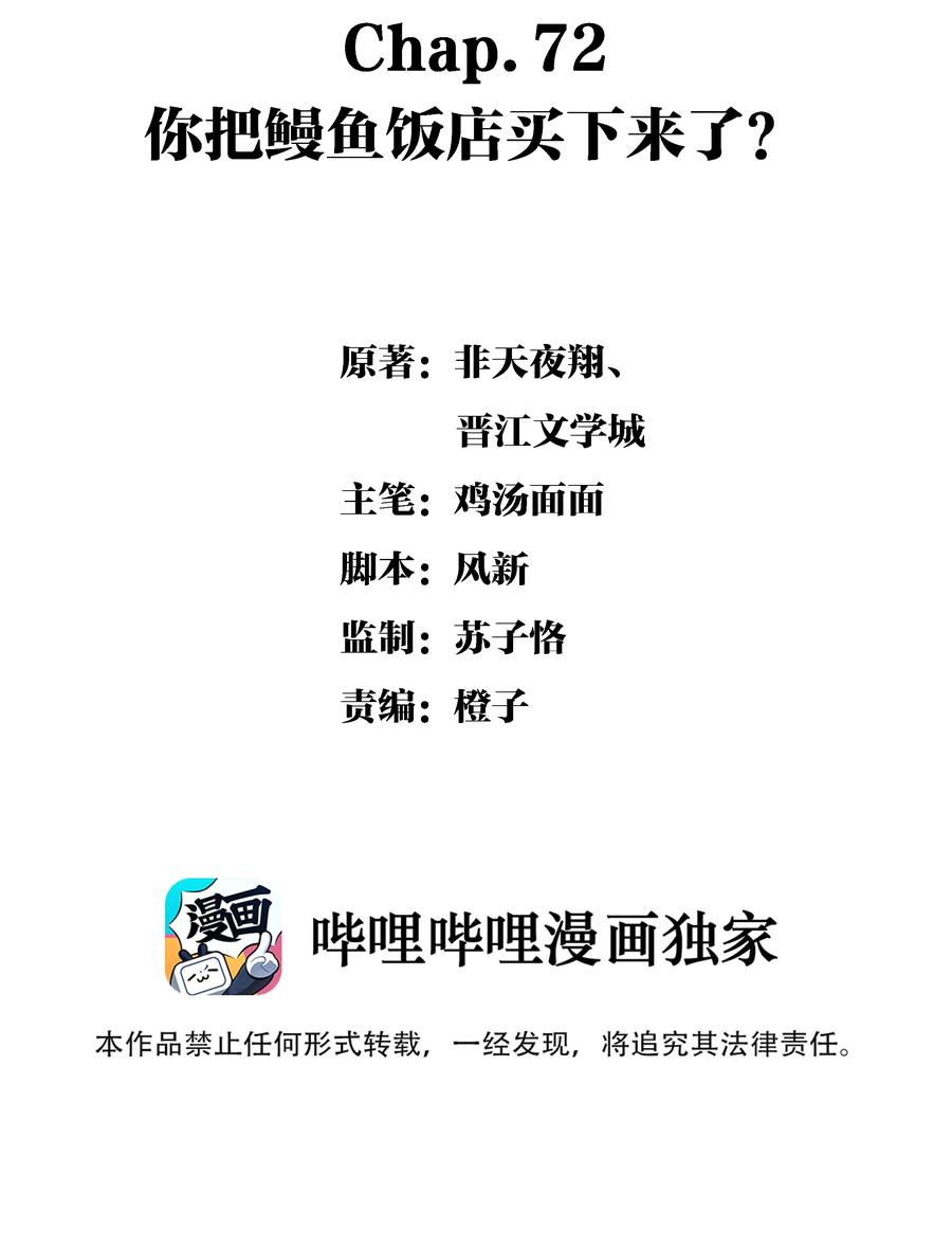 Chap.72 你把鳗鱼饭店买下来了？1