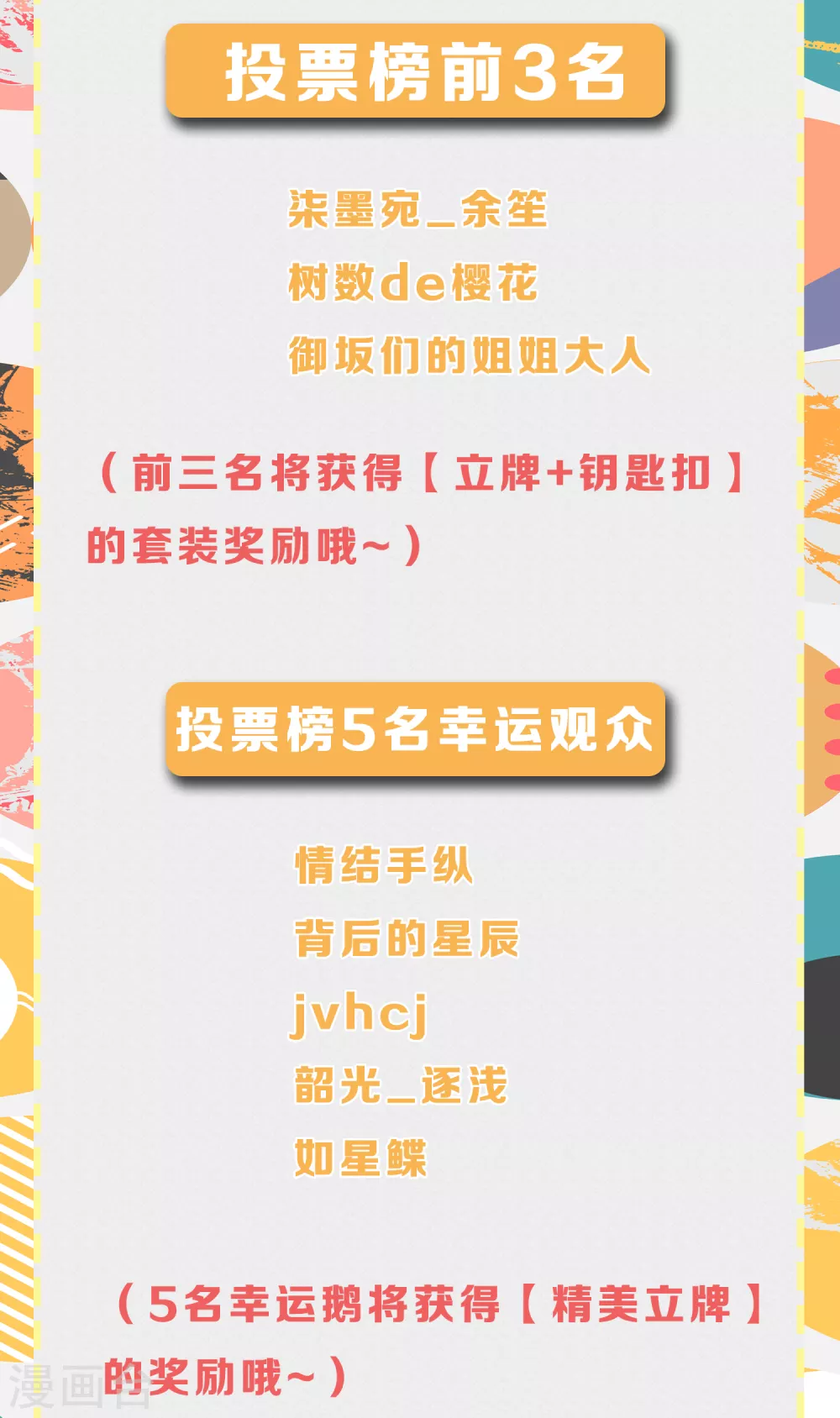 12月国漫新星投票活动1