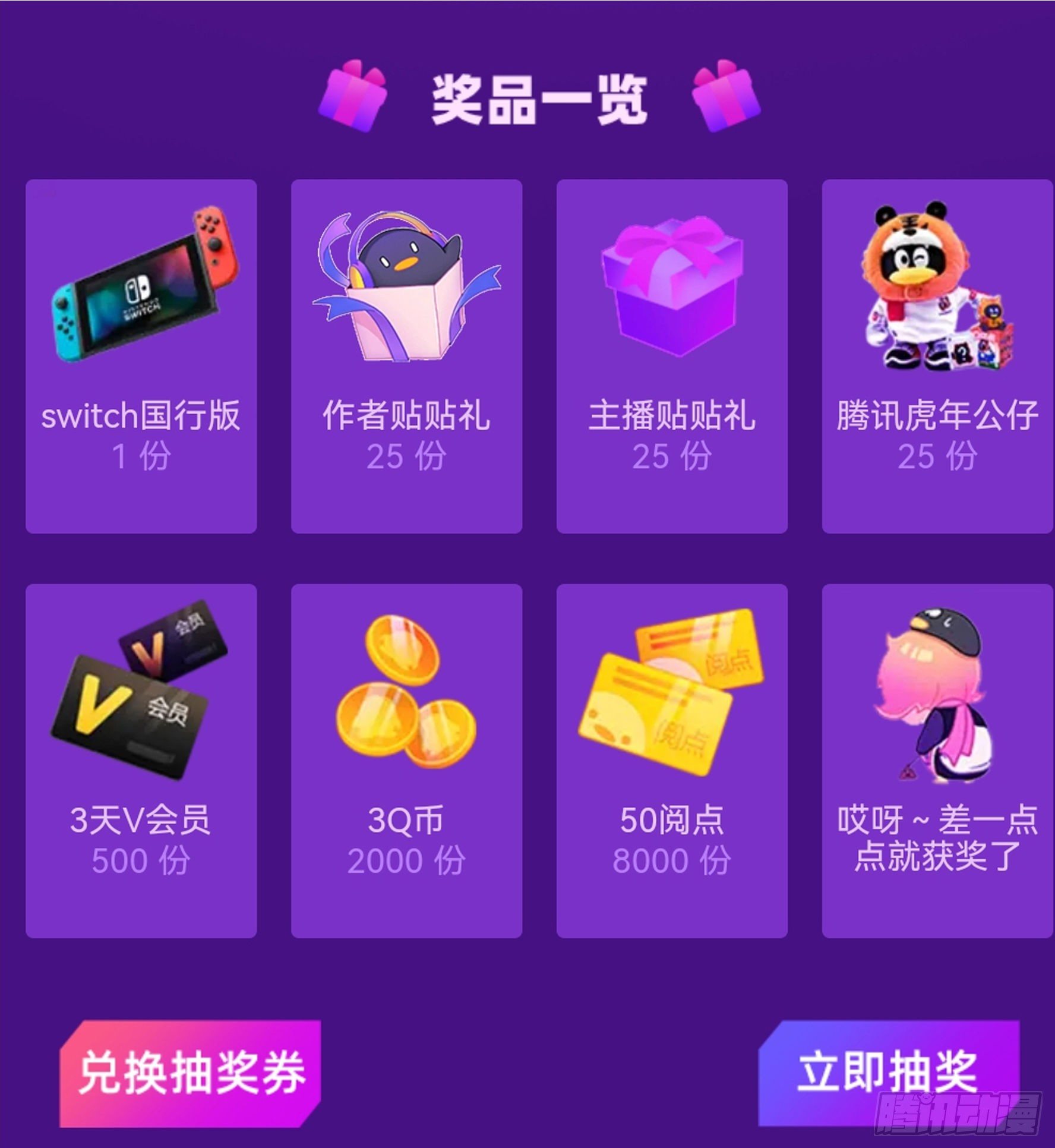 一千Q币寻找浪锦鲤11
