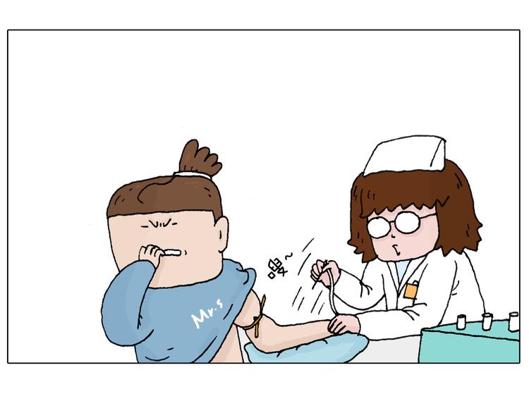 最怕去医院抽血！16