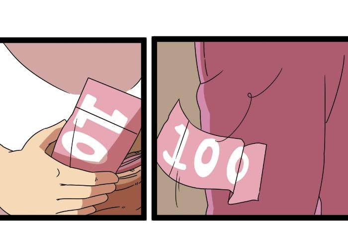 钱掉了3