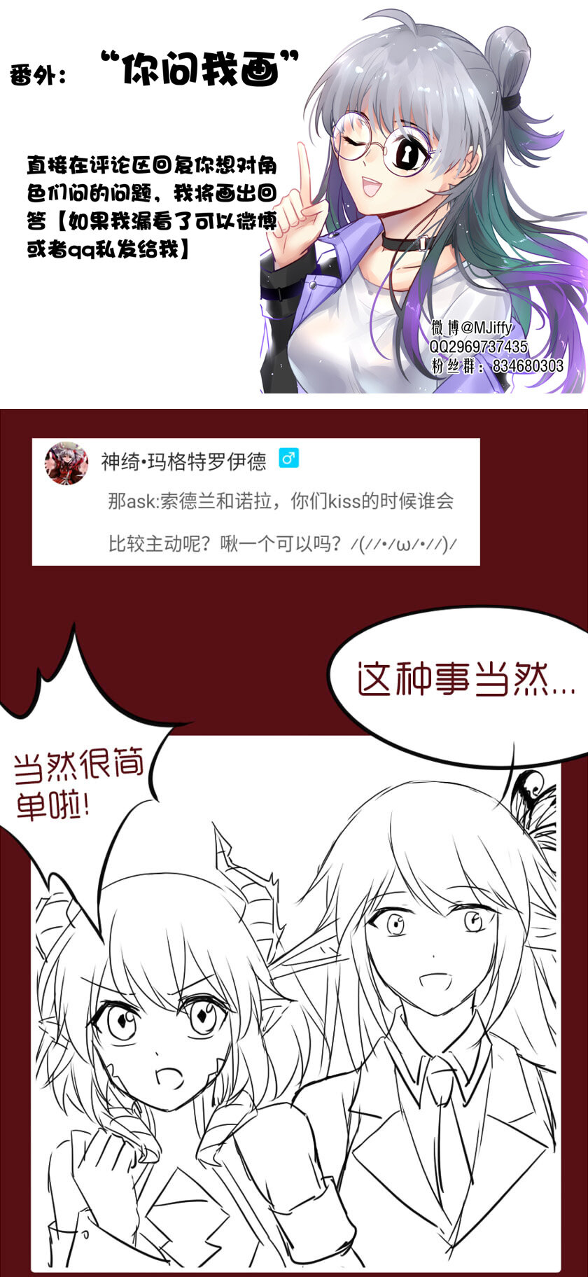 12 番外 你问我画0