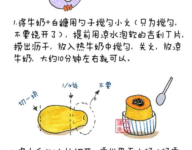 木瓜奶冻1