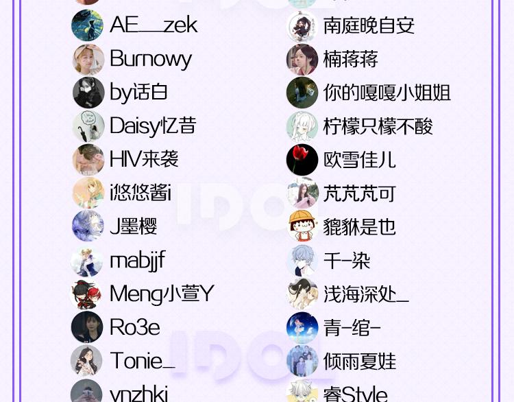 纪念版明信片中奖名单！2