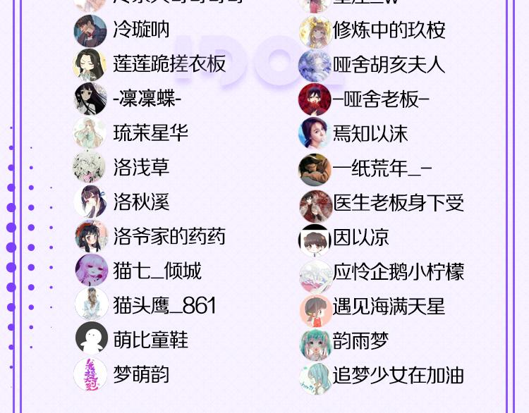 纪念版明信片中奖名单！5