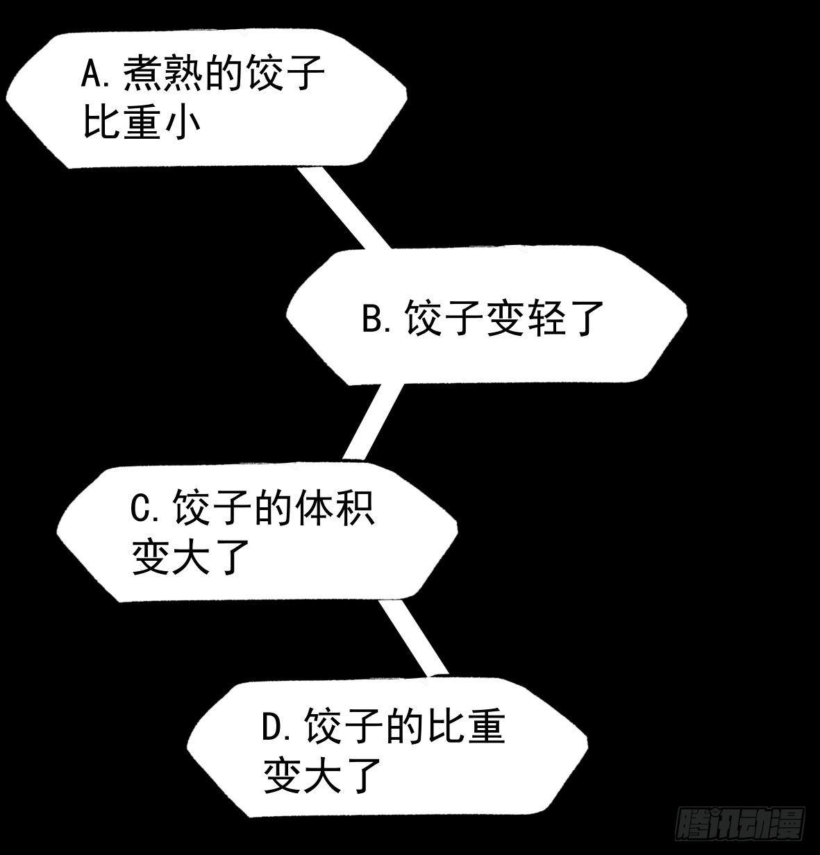 27 D.饺子的比重变大了68
