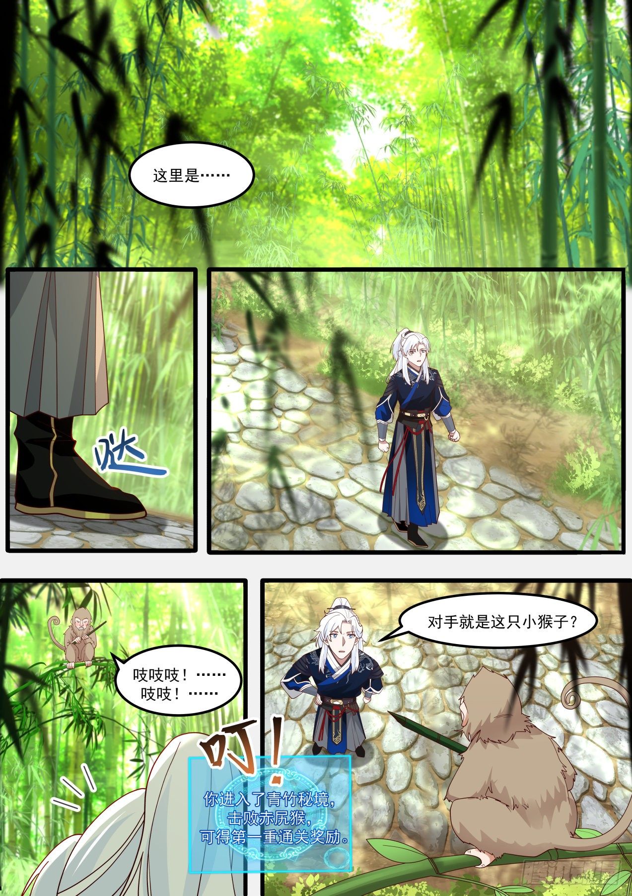 青竹秘境-赤尻猴1