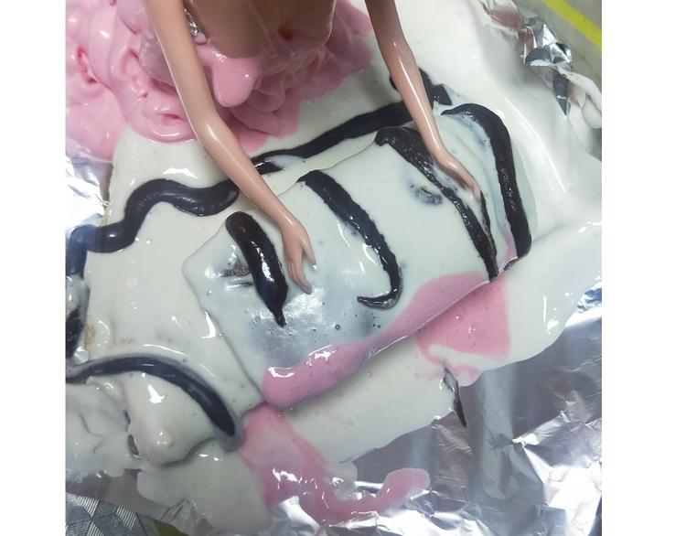 钢琴女孩蛋糕36
