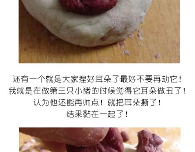 可爱的小猪豆沙包13