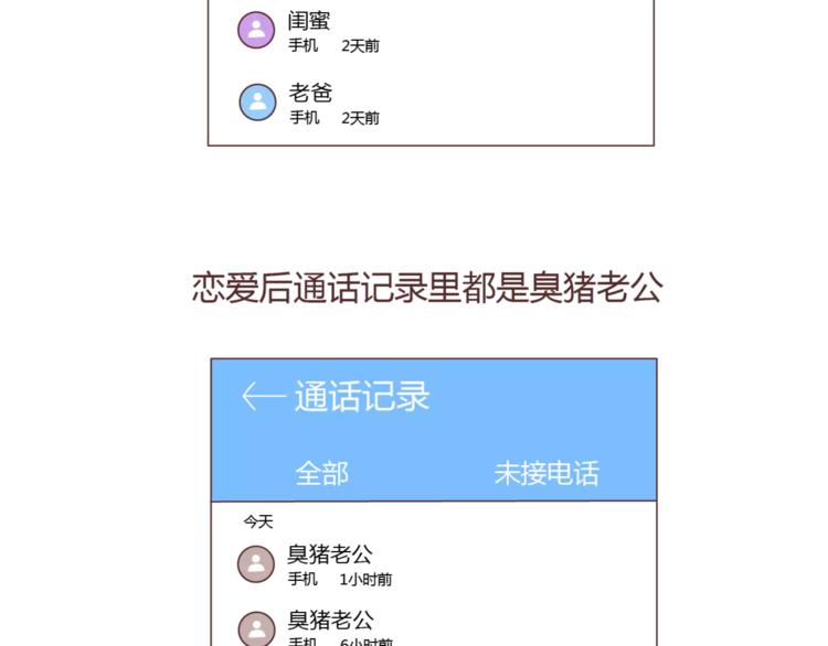 第329话 女生恋爱前後的区别24