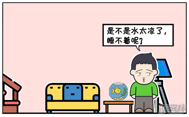 爸爸给子阳买了几条金鱼回家5