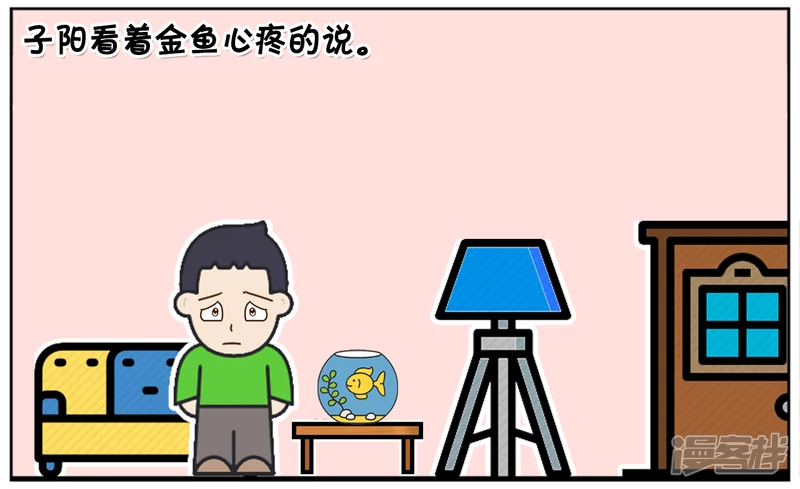 爸爸给子阳买了几条金鱼回家2