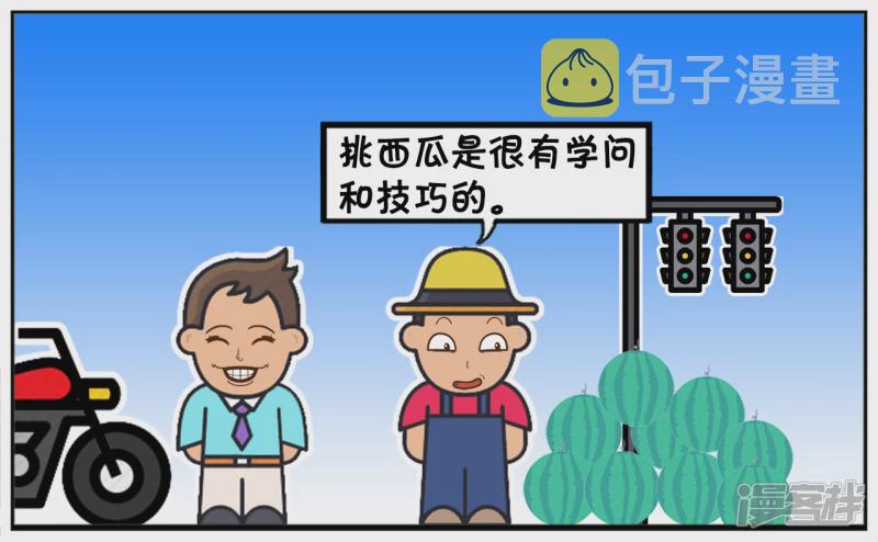子阳去朋友家开的水果摊买西瓜2