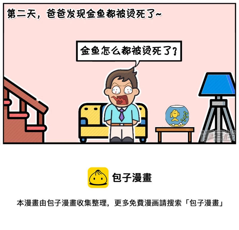 爸爸给子阳买了几条金鱼回家8