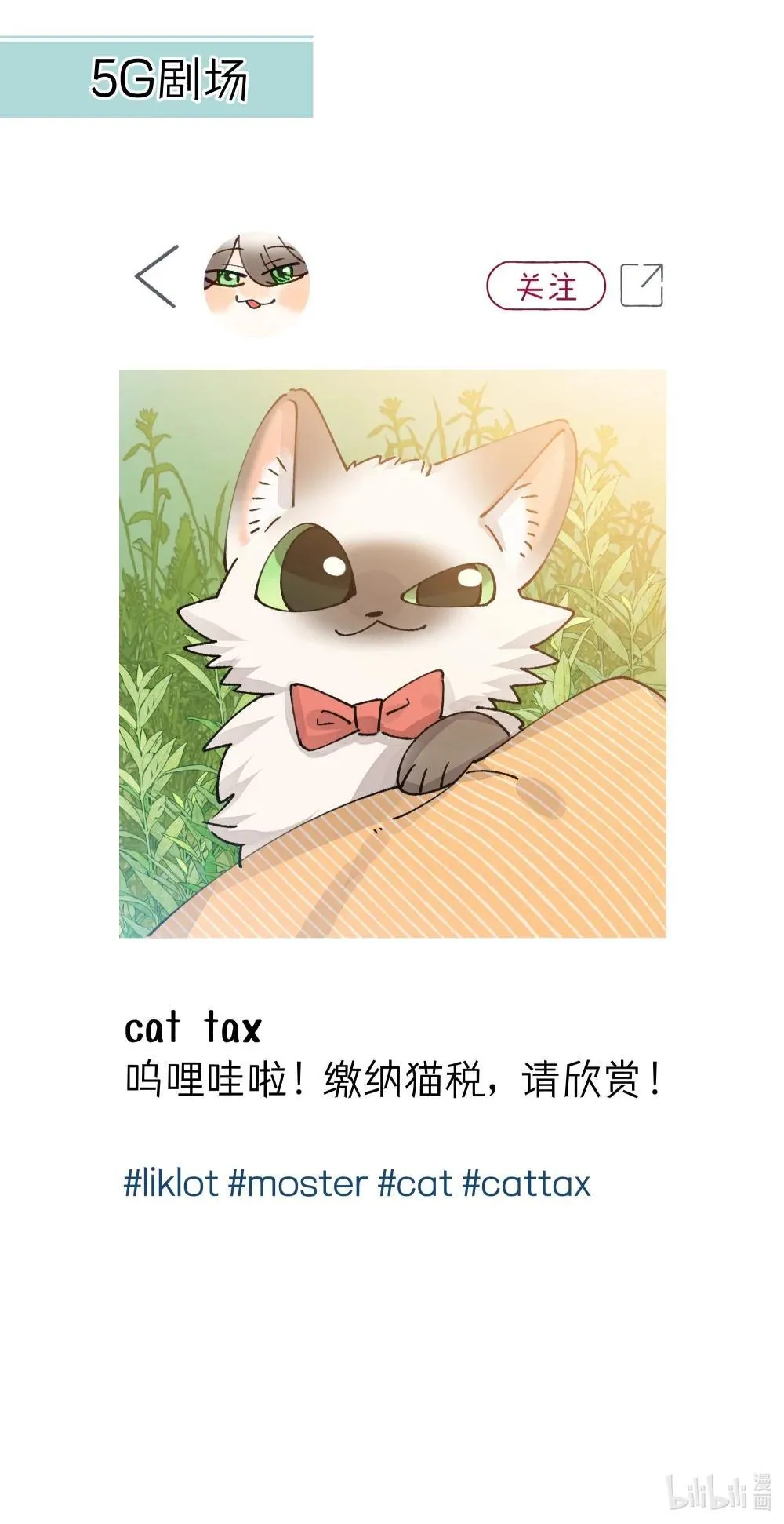 请假条 有猫税！请看1